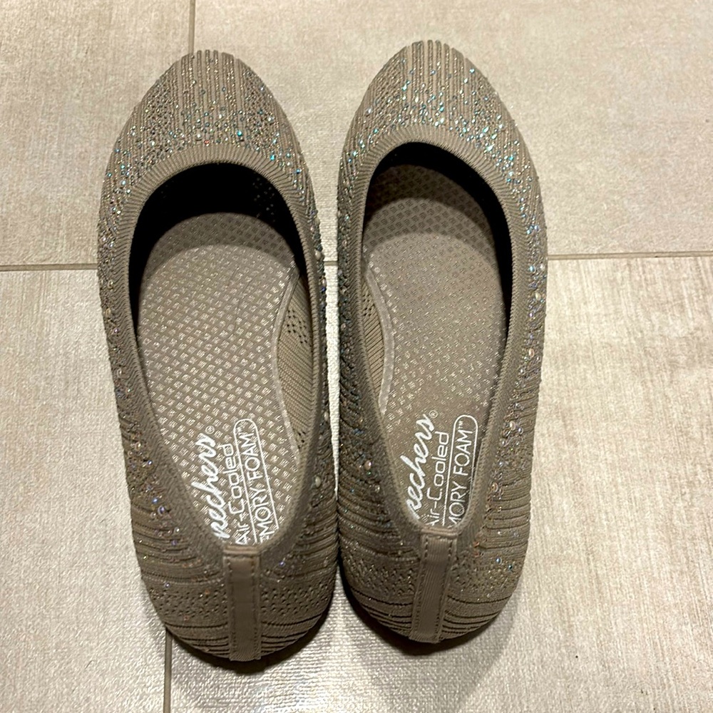 Skechers air cooled memory foam flats